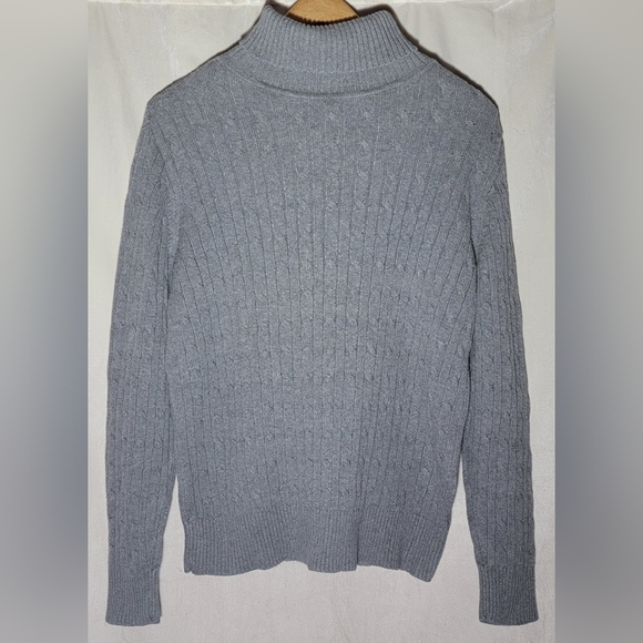 90's White Turtleneck Sweater by St John's Bay main image 0
